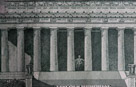 Lincoln memorial on the $5. Note the state names.