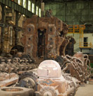 Equipment remaining in the blower engine room.