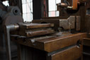 A machine still in use by the conservators.