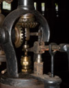Close up of those bevel gears in the governor.