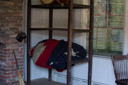 Flag in storage.