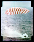 Splash down of Gemini XI September 15, 1966.