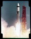 Saturn S1B  AS-203 launch from pad 37B  July 5, 1966 14:53:13 UTC. The purpose of the AS-203 flight was to investigate the effects of weightlessness on the liquid hydrogen fuel in the S-IVB-200 second-stage tank. The lunar missions would use a modified version of the S-IVB-500 as the third stage of the Saturn V launch vehicle. This called for the stage to fire briefly to put the spacecraft into a parking Earth orbit, before restarting the engine for flight to the Moon. In order to design this capability, engineers needed to verify that the anti-slosh measures designed to control the hydrogen's location in the tank were adequate, and that the fuel lines and engines could be kept at the proper temperatures to allow engine restart. This was also the first flight of a new type of Instrument Unit that controlled the Saturn rockets during launch, and also the first launch of a Saturn IB from Pad 37B. This new Instrument Unit was made by IBM. I worked on this launch.