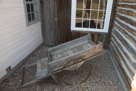 An old cart. Well the wheels look authetic.