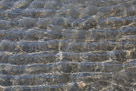 Waves in the water at the Museum of the American Indian.
