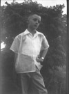 Aged 12 Years, 3 months, 11 days.
August 30, 1954.
First day of school in 7th grade. I have no explanation for the sheer shirt.