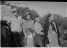 Aged 5 years, 7 months, 7 days.
December 26,  1947
Tom Sissel, C.P. Sissel, Aunt Daisy Sissel, Marie Sissel and me.  Aunt Daisy is mother's mother's sister from back in east Texas.  That is my grandmother on mom's side's sister. Grandmother Kirby's name was Nanoni.