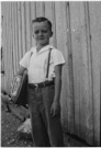 Aged 6 years, 3 months 18 days
September 6, 1948.
First day I went to school. I still remember the smell of those cigar boxes. I loved it.