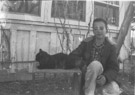 Age 12 years, 8 months, 8 days
January 27, 1955
Cat is Bobby.
We are at the Walston Place