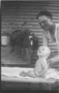 Aged 2 months, 26 days.
August 15, 1942
With a proud dad.