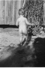 Aged 17 months.
October 19, 1943.
Well nothing has changed. I still like to run around naked. Body was better then.