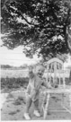 11 months old.
April 19, 1943.
Note the toy rabbit on the chair.