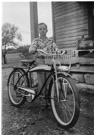 Aged 10 years.
May 19, 1942.
Somebody got a bicycle for their birthday. Interestingly neither mor nor dad knew how to ride a bicycle and their advise was exactly the wrong thing. Fortunately a friend, Mr. Hendricks(not the teacher) from east of town came by to see dad and got me straightened out. I took this bicycle to college.