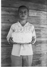 Aged 10 years, 1 day.
May 20, 1952.
Apparently we had the birthday celebration a day late.