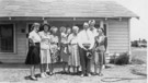 Aged 1 year, 11 months, 26 days.
May 14, 1944. Mother's day.
Aunt Mozel, Unknown, Aunt Daisy, Patrick Higgins, Ruby Higgins(mom), Nanoni Kirby(Grandmother), Uncle Bill Kirby, Uncle Odell, Maybell Kirby(Uncle Bill's wife)