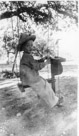 Aged 4 years, 2 months.
July 19, 1946.
On my hobby horse.  Me and him traveled many miles.