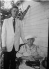 Aged 16 years, 2 months, 22 days.
August 10, 1958.
With maternal grandmother Nanoni Kirby. And there is that white sport coat again.