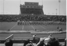 Aged 18 years, 4 months, 26 days. The Aggie Band marching into Kyle Field after the Corp of Cadets. I am in the fourth row from the back, the fourth person in from this side. (Like you can see me) We had a game with TCU which ended in a 14-14 tie.