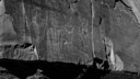 In balck and white. More detail? I think black and white does a good job of revealing all alterations to the natural rock face.