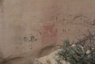 And a horned tapered figure to the right of the corral. He reminds me of the 'Lone Warrior' on the San Rafael Swell.