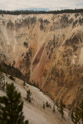 More of the canyon. I wish the sun had been out and there was less haze from the smoke but you can get a feel for the many colors of the canyon walls. This whole strata was formed when the Yellowstone megavolcano errupted 650 thousand years ago. This is the ash.