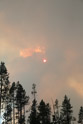 Again, a picture of the sun through the smoke of the forest fire.