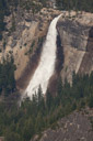 Nevada falls from Washburn point. Again note the people at the top of the falls and the bridge acrouss the river.