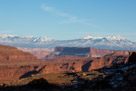 A look across at the La Sal Mountains