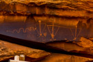 Native American Rock Art, Kane Creek, Moab, Utah