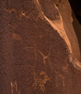 Native American Rock Art - Moab Golf Course