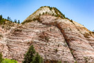 On the road through Zion National Park